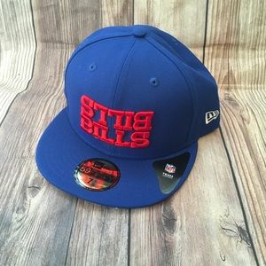 Buffalo bills mirror logo flat bill hat NWT NFL